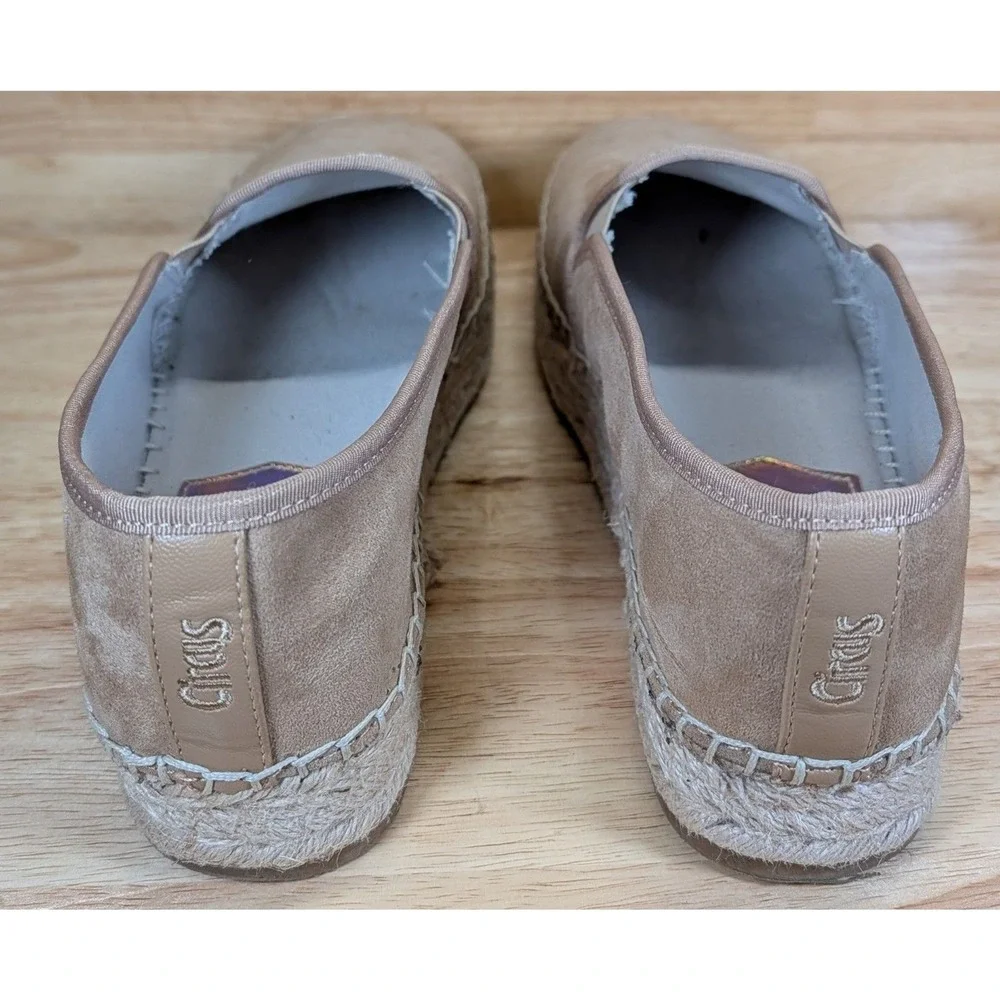 Circus by Sam Edelman Espadrilles Women's 9.5‎ Tan Slip-On Platform Shoes